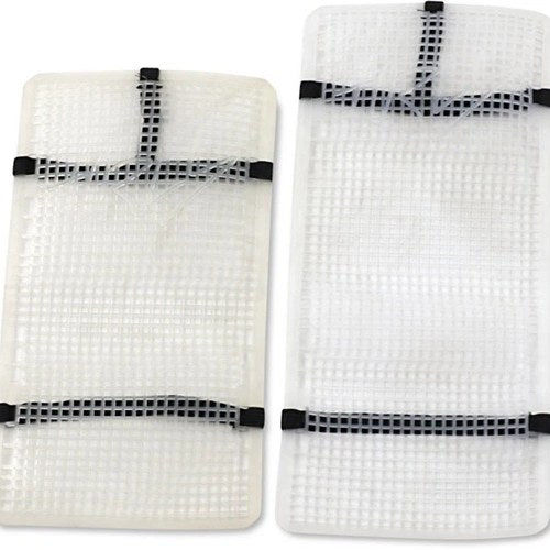 Moose Mud Radiator Cover White for Suzuki RM-Z250 2004-2026
