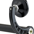 Joker Machine Bar End Mirror Round/Curved Stem 2.25" Black
