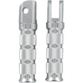 Emgo Footpegs Front Silver #50-11241 Yamaha