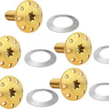 Arlen Ness Spoke Mount Brake Rotor Bolts Front Gold #300-925 Harley Davidson