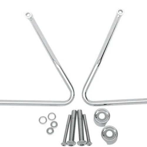DS Chrome Saddlebag Support Brackets Harley Davidson Sportster 50/883/1200