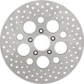 DS Stainless Drilled Brake Rotor Front Harley Davidson 145216