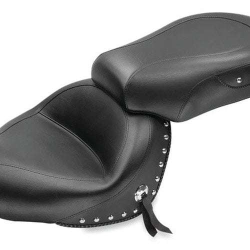 Mustang Wide Touring Seat Studded/Conchos #76070 for Yamaha V-Star 950