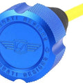 Figurati Designs Performance Magnetic Oil Dipstick Knurled Blue #FDP01-TCKN-B
