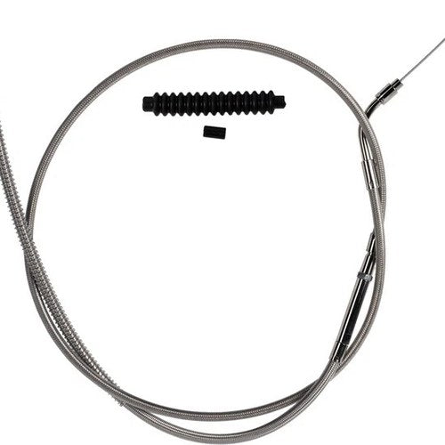 Barnett Stainless Braided Clutch Cable +6" #102-30-10066-6 Harley Davidson