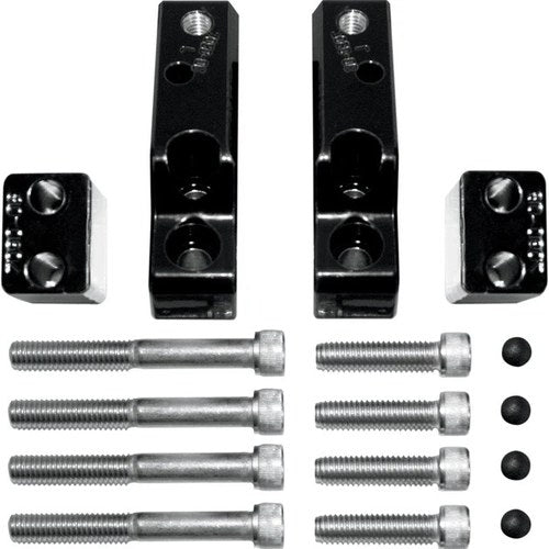 LA Choppers Passenger Floorboard Short Comfort Kit Black #LA-7090-06