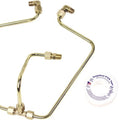 Old-Stf Rocker Box Split Oil Lines 1/4" Brass #STFB66 Harley Davidson