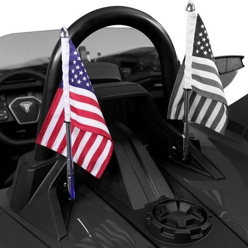 Show Chrome Folding Flag Pole Chrome #44-104 Polaris