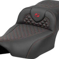 Saddlemen RoadSofa DS Extended Reach Seat Red Stitch #823-07-20904