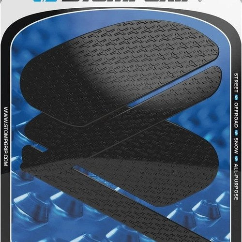 Stomp Icon Profile Traction Pad Tank Grips Black for Kawasaki Ninja H2