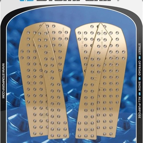 Stomp Volcano Profile Traction Pad Tank Grips Clear #55-10-0206C KTM