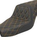 Saddlemen Step-Up LS Seat Gold Stitch #807-11-17507 Harley Davidson Sportster