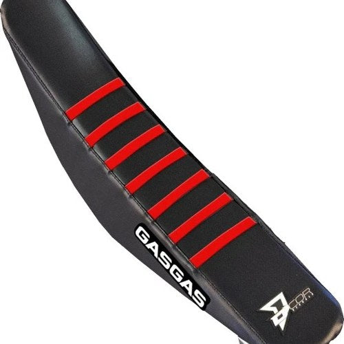 Dcor Ribbed Seat Cover Black/Red #30-65-102 Gas MC 250/MC 125/MC 300