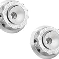 Arlen Ness Method No Flex Fork Nut Covers Chrome