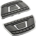 Ciro Chicane Passenger Floorboard Inserts Chrome #61800 Harley Davidson