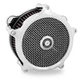 Performance Machine Super Gas Air Cleaner Chrome #0206-2165-CH Harley Davidson