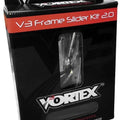 Vortex V3 2.0 Frame Slider Kit No-Cut Black for Yamaha FZ-09 2016-2017