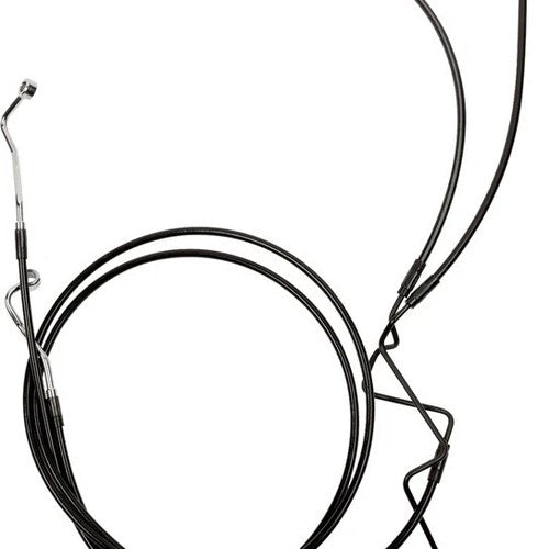 Magnum XR Lower Brake Line Black Harley Davidson Flhrxs Road King Special