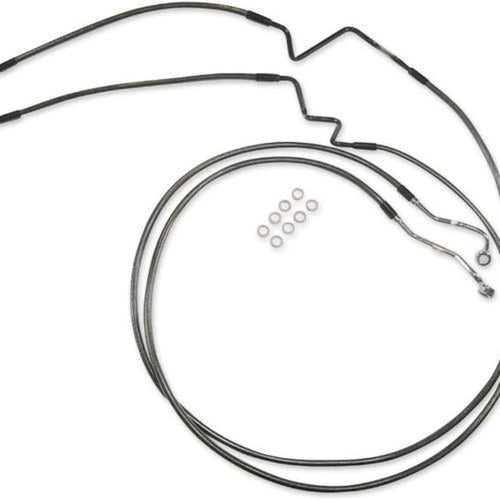 Magnum Single Disc Sterling Chromite Brake Line Kit Lower Left #37032
