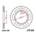 JT Steel Rear Sprocket 520 47T #JTR855.47 for Yamaha DT250 1975-1979