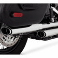 Vance & Hines Pcx Twin Slash Dual Slip-On Mufflers Chrome #16379 Harley Davidson