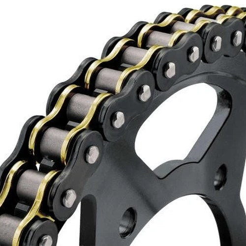 BikeMaster 525 Bmzr Z-Ring Chain 120 Links Black/Gold