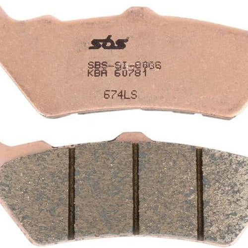 Sbs LS Sinter Metal Rear Brake Pads #674LS BMW/Triumph/Ducati