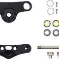 Hawg Halters Raked Triple Tree Kit 6 Degrees Black Harley FXFB/FXBR Softail