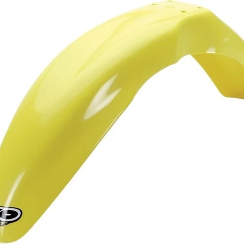 UFO Fender Front Neon Yellow #SU03967102 fits Suzuki RM85/RM85L