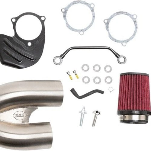 S&S Tuned Induction Air Cleaner Kit Brushed 170-565A Harley Davidson