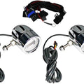 Custom Dynamics ProBEAM LED Halo Fog Lights Chrome #PB-FOG-IND-C Indian