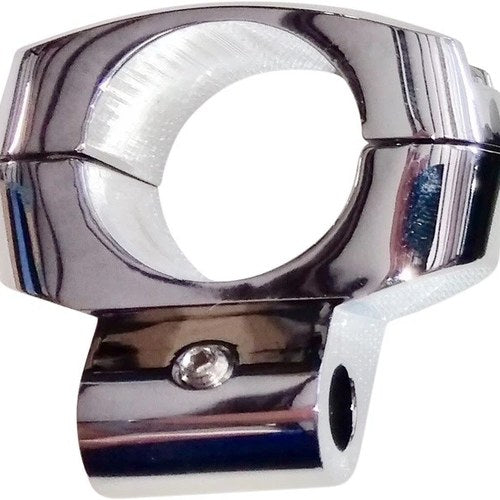 UltraCool Handlebar Mount Oil Cooler Fan Indicator Light Chrome 1"