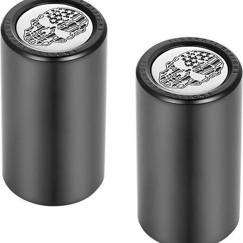 Figurati Designs Long Docking Hardware Covers Skull/CC Black