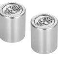 Figurati Designs Short/Fat Docking Hardware Covers Skull/CC Polished