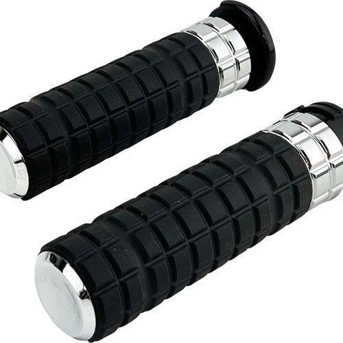 Arlen Ness Speedliner Grips Chrome #500-001 Harley Davidson