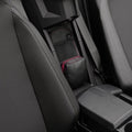 Show Chrome Rear Console Organizer Zippered Black/Red Stitching #H44-3ZRED
