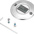 Figurati Designs 2-Hole Timing Cover US Flag Green Line Polished #FD72-TC-2H-SS