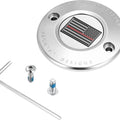 Figurati Designs 2-Hole Timing Cover US Flag Red Line Polished #FD73-TC-2H-SS