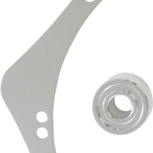 Arlen Ness Inverted/Method/Sidekick Breather Cover Plate Left Chrome #600-053