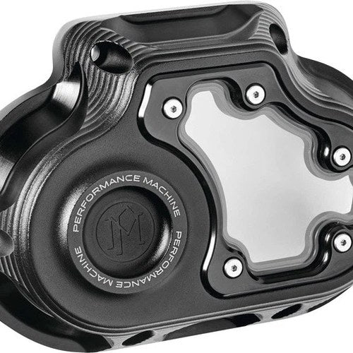 Performance Machine Vision Series Cable Clutch Covers Black Ops #0177-2081M-SMB
