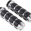 Kuryakyn Iso Grips With Accent Rings Chrome #6227 Harley Davidson