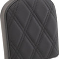 Drag Specialties Double Diamond Pad for Square Sissy Bars Short Black
