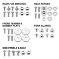 Psychic Body Panel Hardware Kit for Honda CRF250R 4-Stroke/CRF250X 4-Stroke