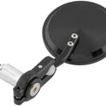BikeMaster Folding Bar End Mirrors Black
