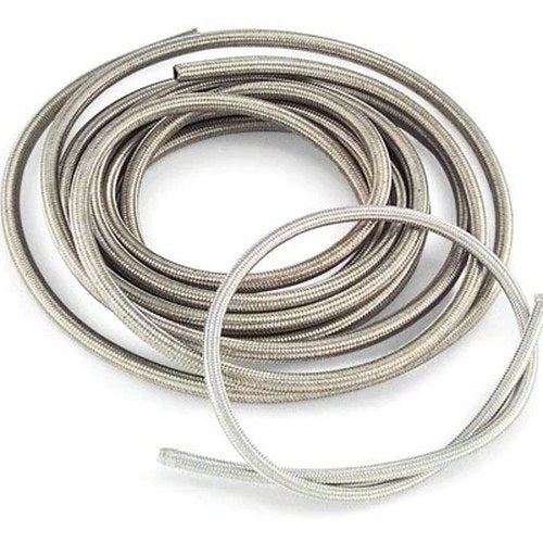 Goodridge Braided Fuel/Oil Hose Stainless Steel 7/16" 6 ft.