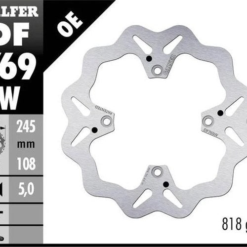 Galfer Wave Rotor Rear #DF769W Ducati