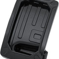 Kuryakyn Nova Vertical Side Mount License Plate Holder Gloss Black