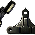 Accutronix 49mm Ness Leg Front Fender Spacers 7/16" Black #TFS49-NF7/16B