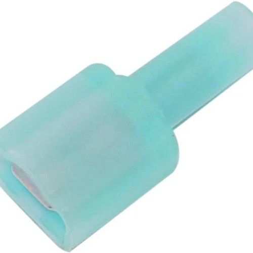 Namz Male Quick Disconnects for 14-16 Gauge Wire 1/4" ID Blue 25-Pack