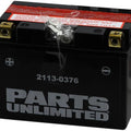 Parts Unlimited Agm Maintenance Free Battery #173858 Honda